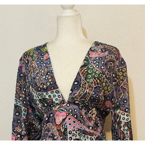 NWT TUCKERNUCK OLIPHANT Size XL The Back Maxi Capuchin Purple Dress Fairy Boho - Picture 3 of 15